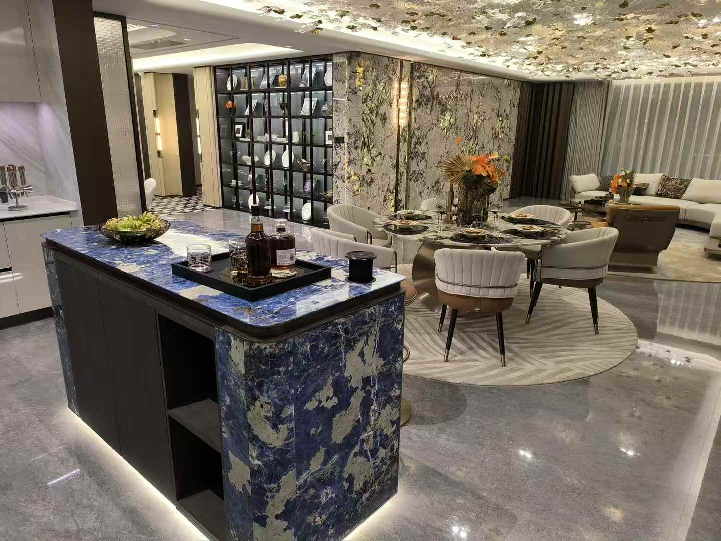 Top 3 pietre blu naturali per design di lusso