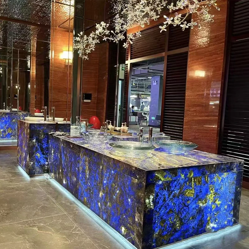 Lastra di granito blu sodalite