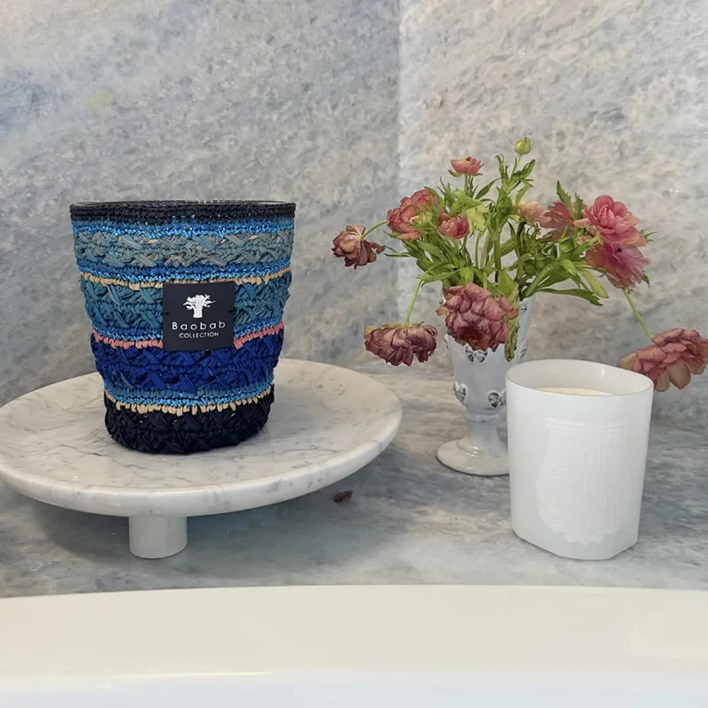 Lastra di marmo blu cristallo