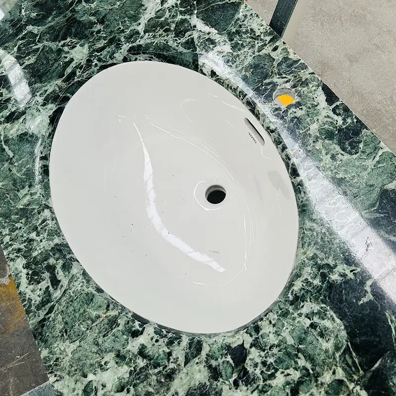 Verde Ramegnuto Marble Vanity Top
